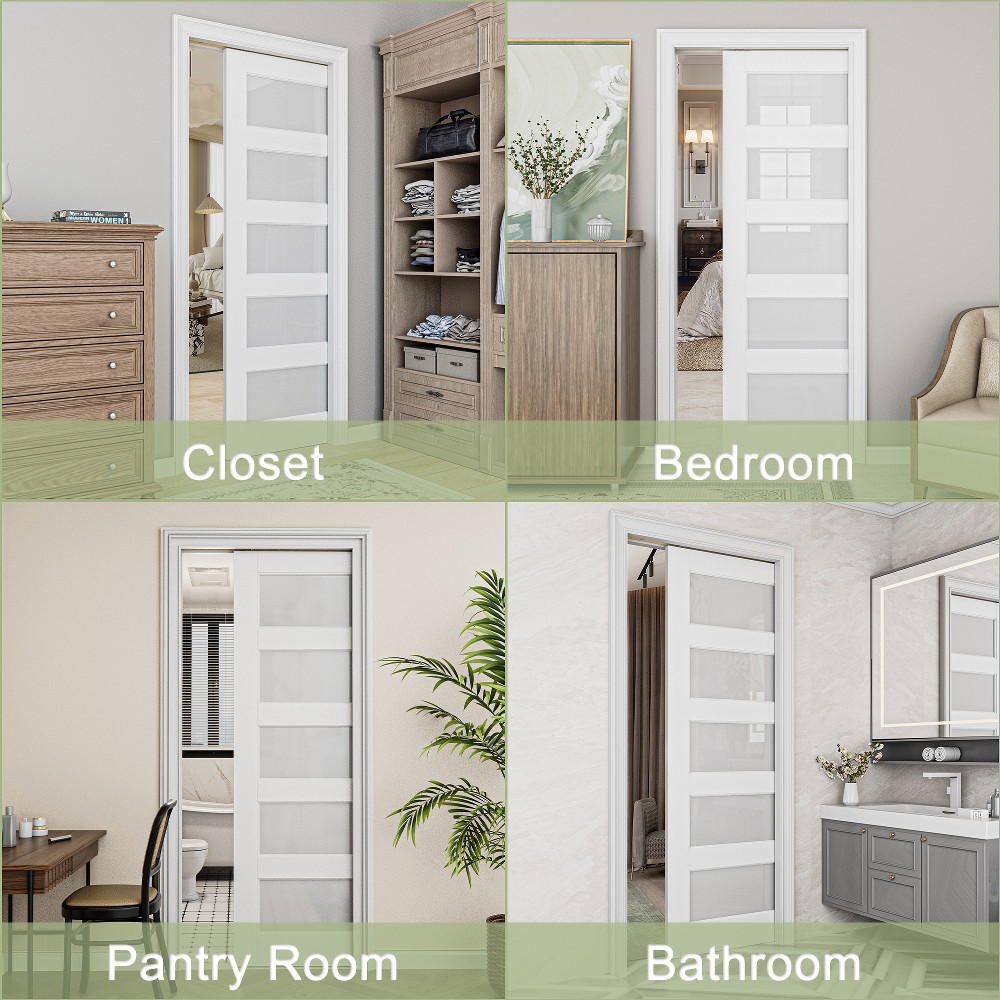 Pocket Door Track and Hardware Kit 3 -Pack