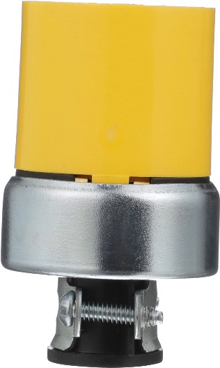 15-Amp 125 -Volt NEMA 5-15 3-wire grounding Heavy-duty Straight Connector , Yellow