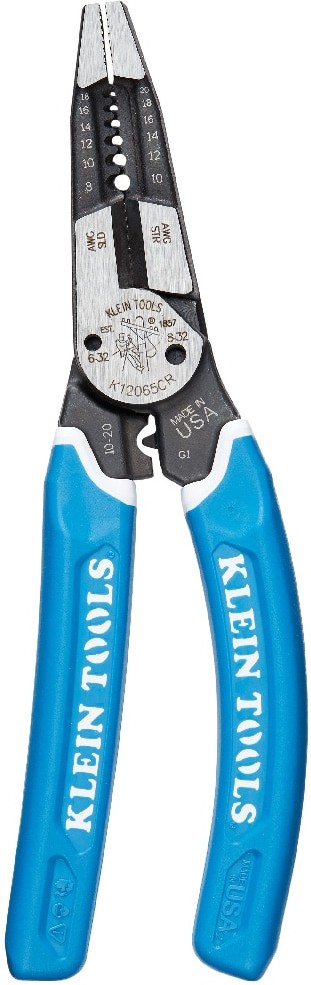 Klein-Kurve Heavy-Duty Wire Stripper / Cutter / Crimper Multi Tool, 8-20 AWG