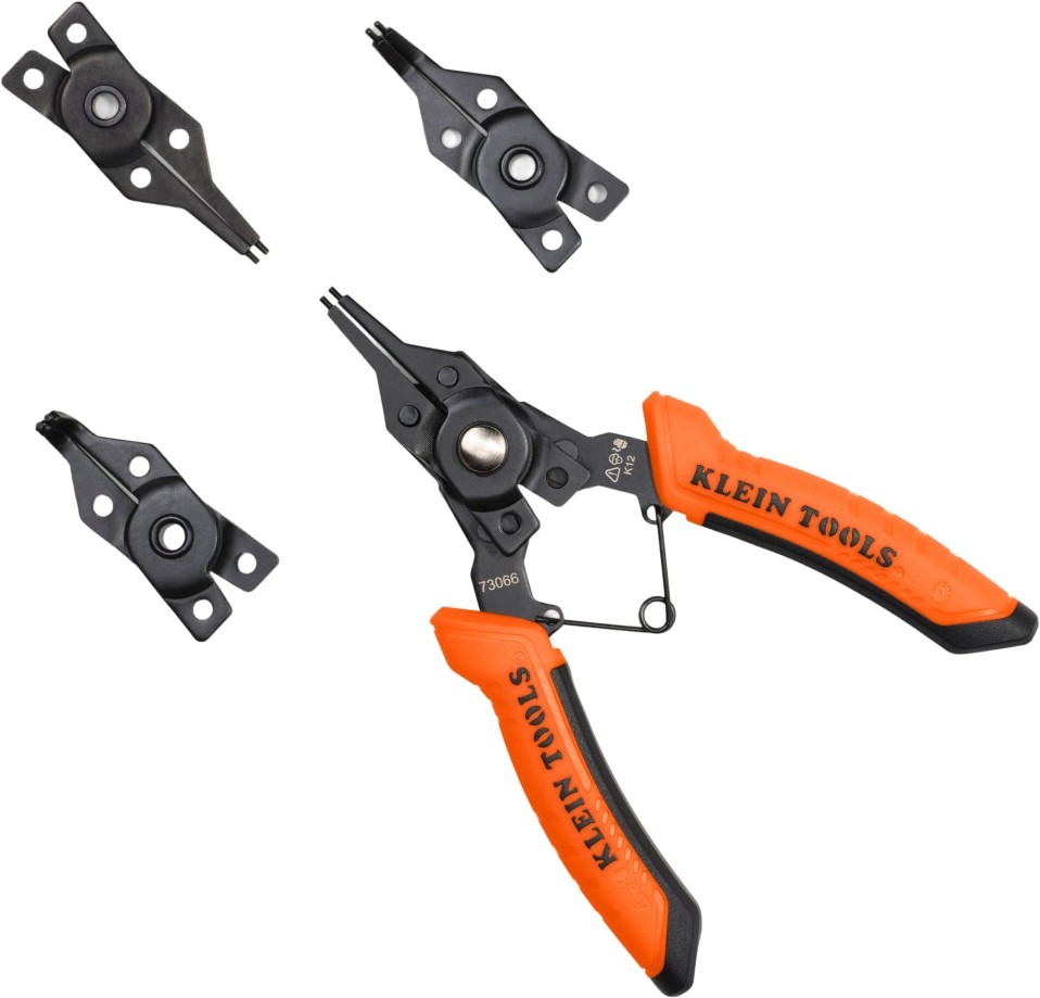 6-in-1 Interchangeable Snap Ring Pliers