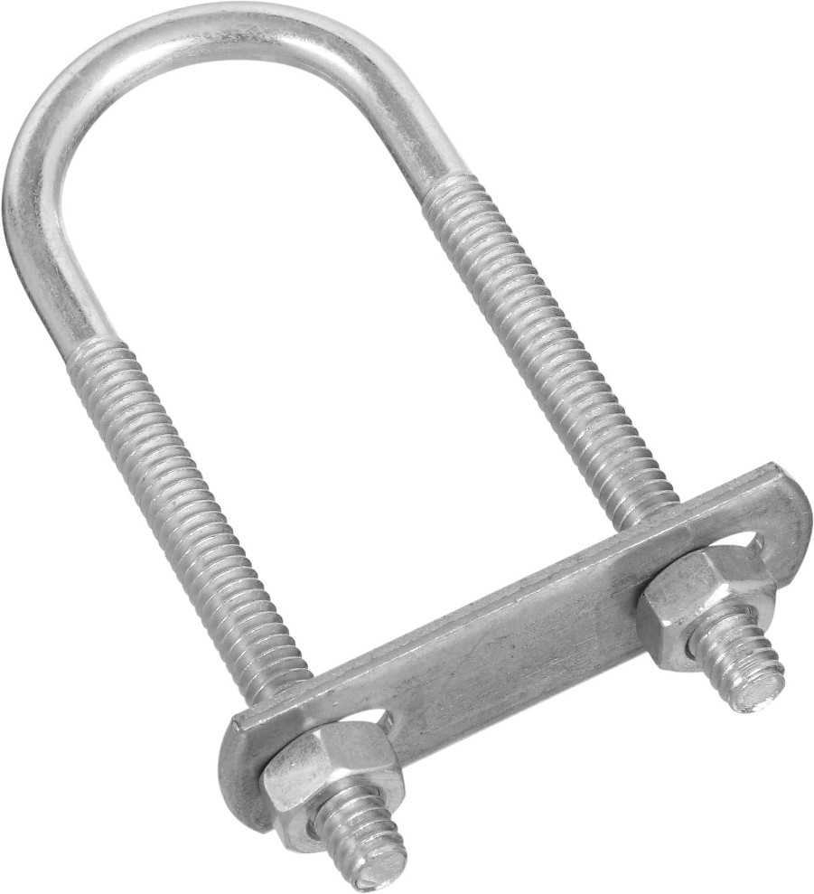 1/4-in 1/4-in x 3-1/2-in Zinc-plated Interior/Exterior Coarse Thread U-bolt Bolt