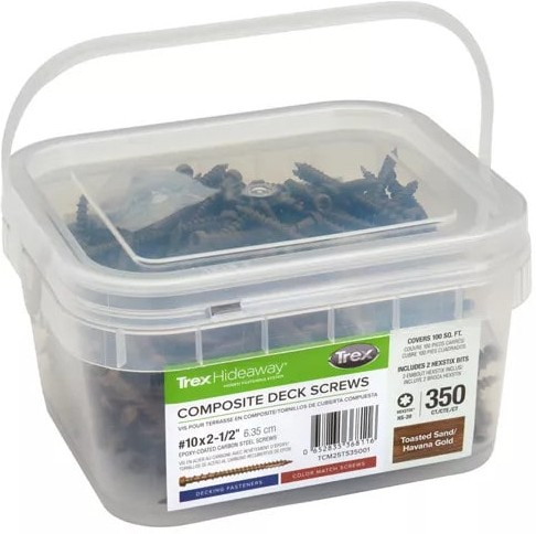 #10 x 2-1/2-in Composite Deck Screws ( 350 -Per Box )