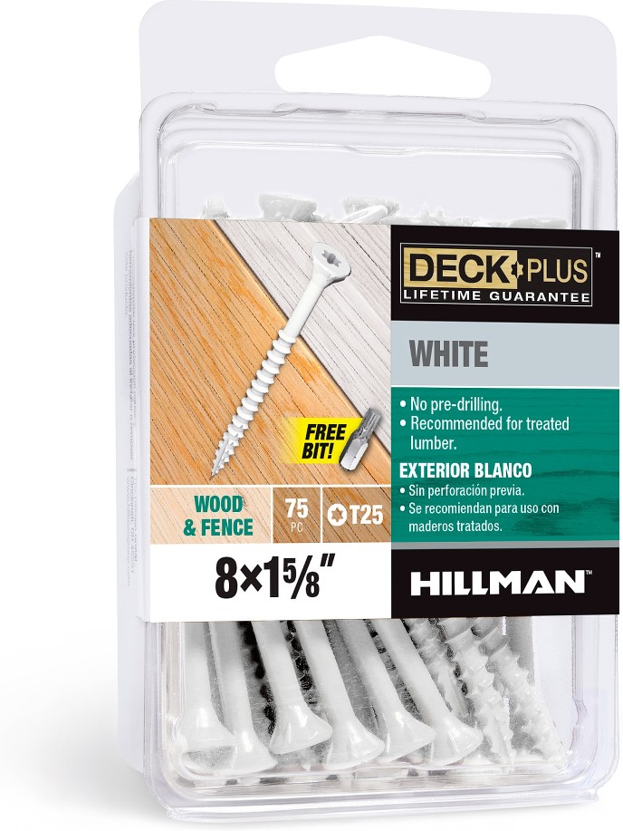 #8 x 1-5/8-in Wood to wood Deck Screws ( 75 -Per Box )