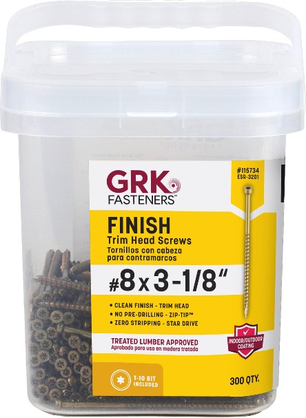 #8 x 3-1/8-in Polymer Exterior Trim screws ( 300 -Per Box )