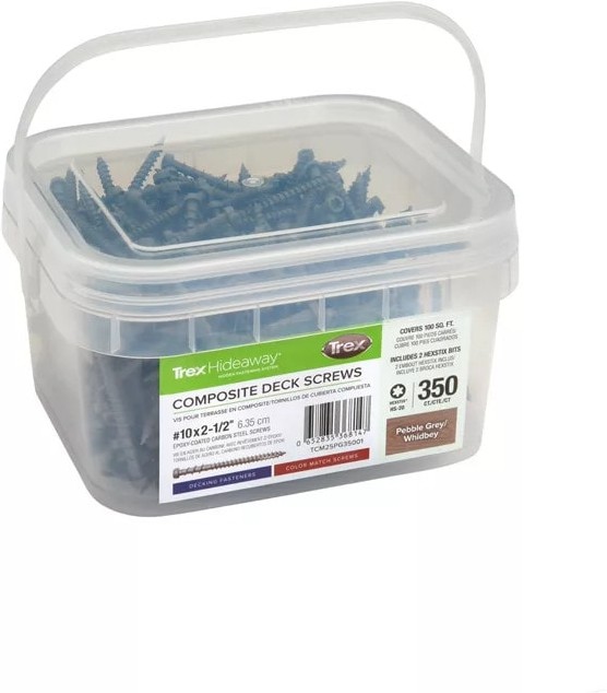 #10 x 2-1/2-in Composite Deck Screws ( 350 -Per Box )