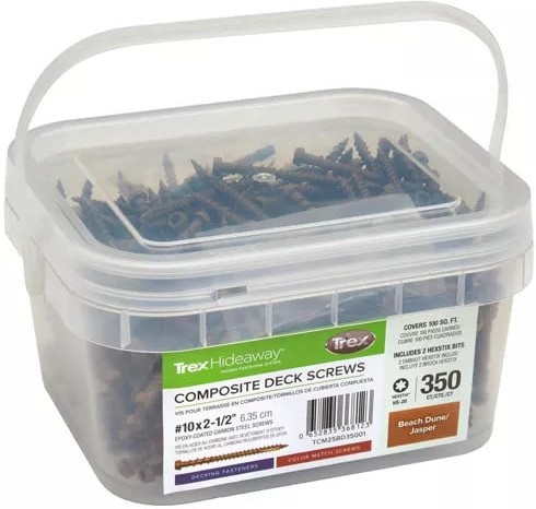 #10 x 2-1/2-in Composite Deck Screws ( 350 -Per Box )
