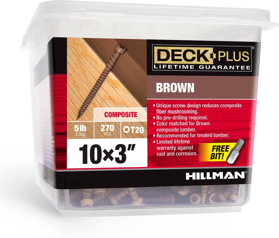 #10 x 3-in Composite Deck Screws ( 270 -Per Box )