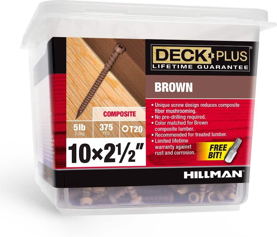 #10 x 2-1/2-in Composite Deck Screws ( 375 -Per Box )