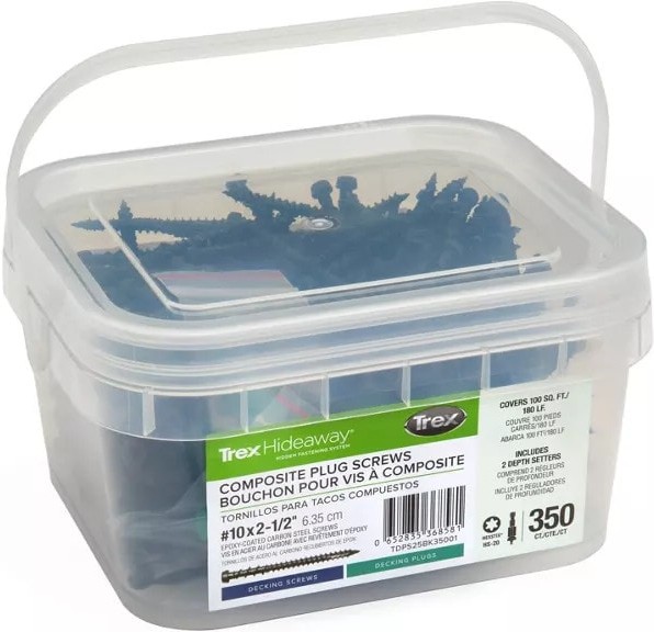 #10 x 2-1/2-in Composite Deck Screws ( 350 -Per Box )