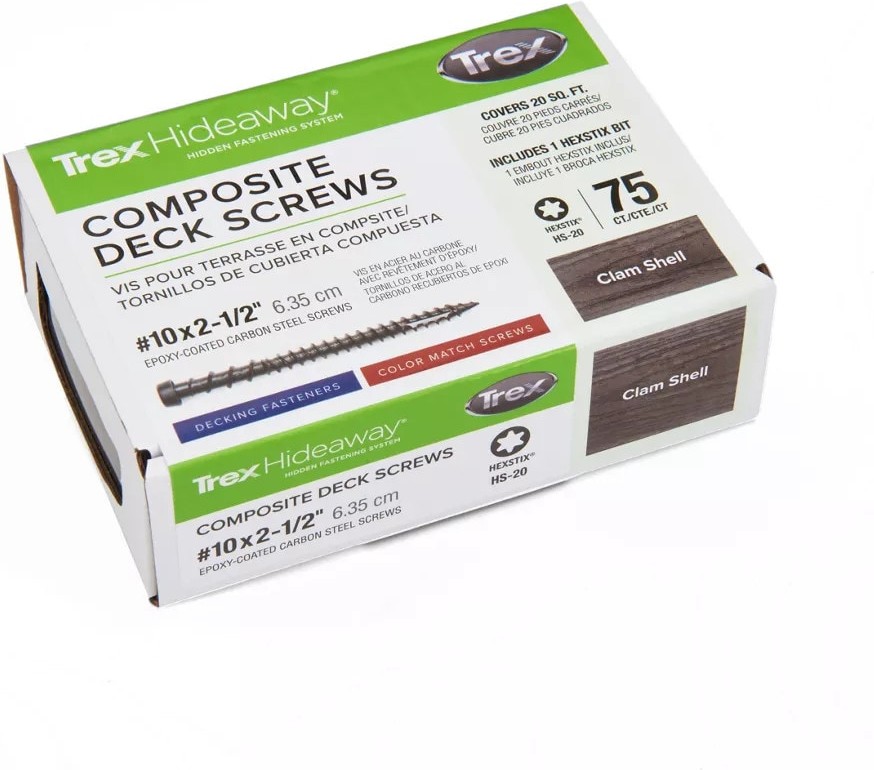 #10 x 2-1/2-in Composite Deck Screws ( 75 -Per Box )