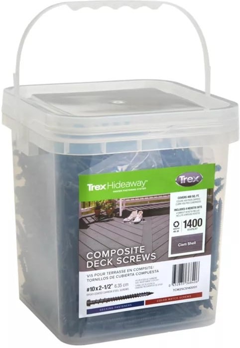 #10 x 2-1/2-in Composite Deck Screws ( 1400 -Per Box )