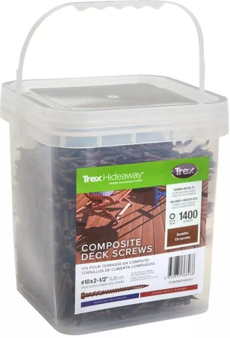 #10 x 2-1/2-in Composite Deck Screws ( 1400 -Per Box )