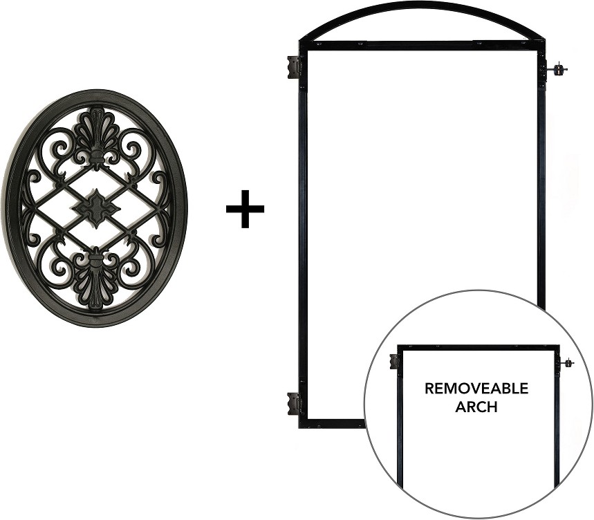 45-1/2-in Black Gate frame kit