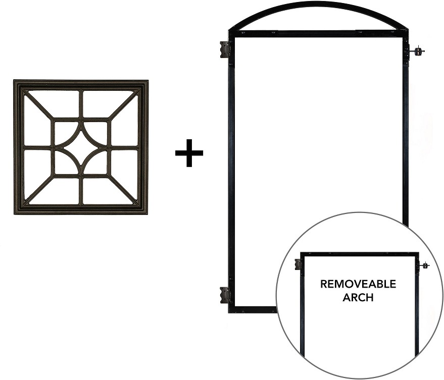 45-1/2-in Black Gate frame kit
