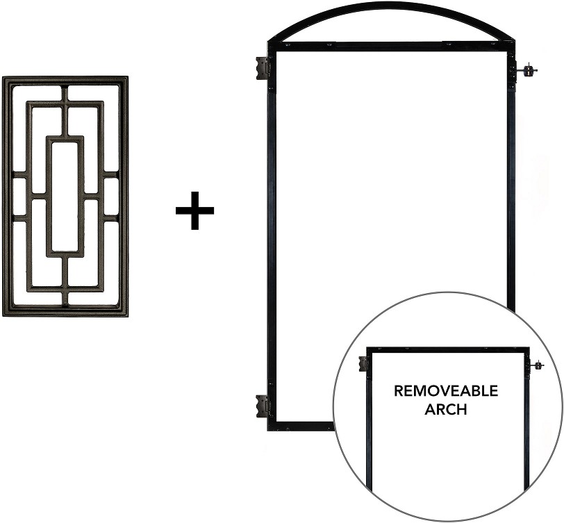 45-1/2-in Black Gate frame kit