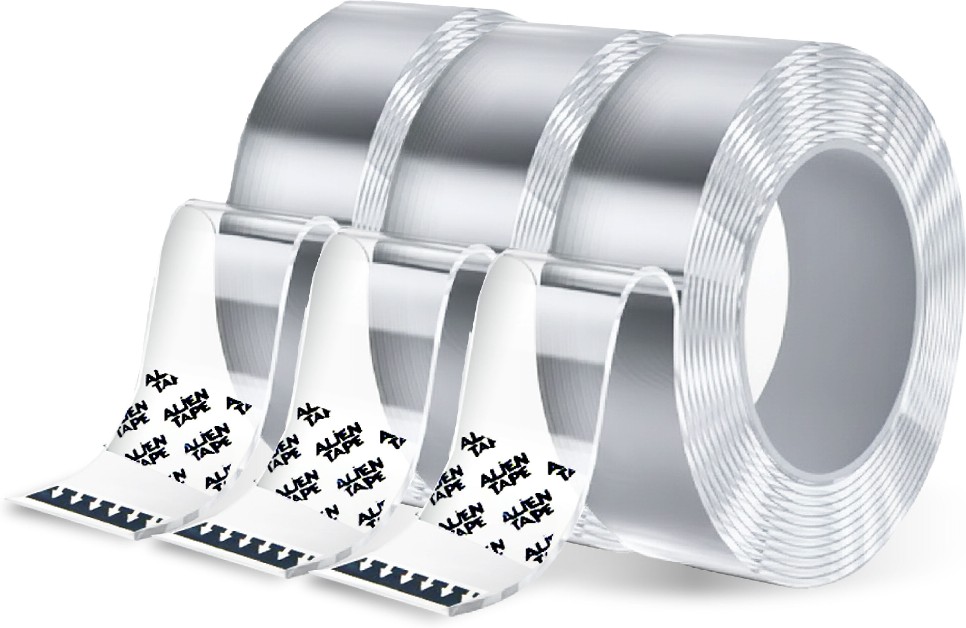 Alien 3 -Pack 1.18-in x 10 Feet Double-Sided Tape