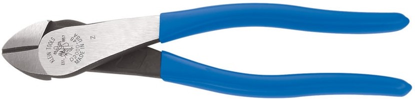 Diagonal Cutting Pliers, Angled Head, 8-Inch