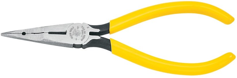 Telephone Work Pliers, Needle-Nose Side-Cutters, Type L1, 6-1/2-Inch