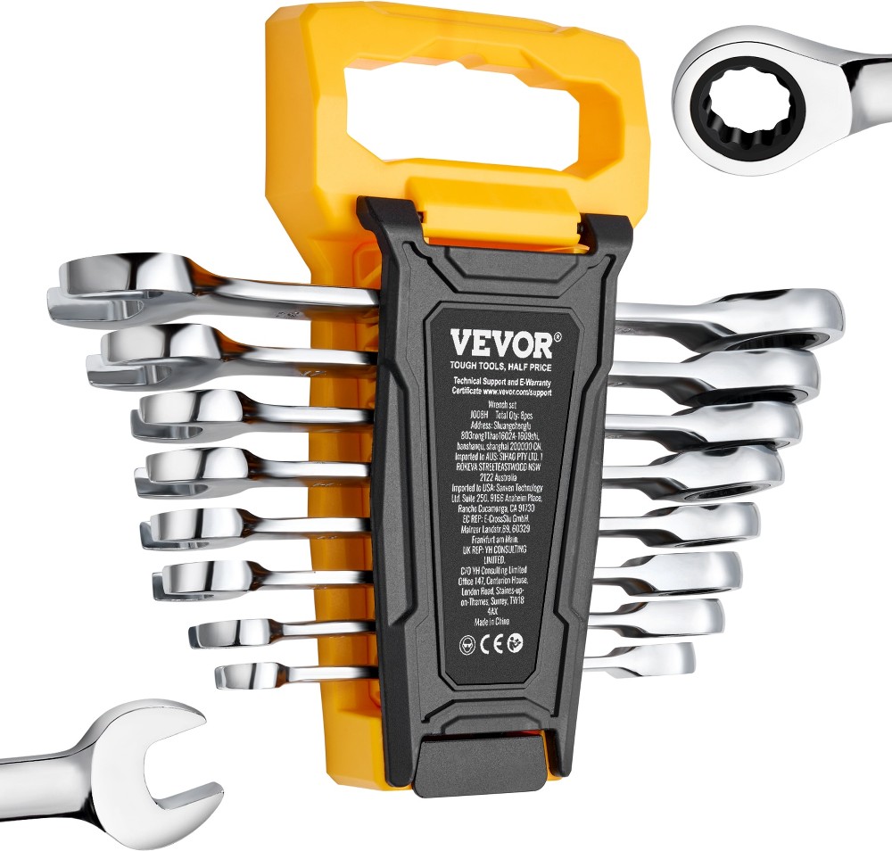 8 -Piece 1-in Metric Standard Combination Wrench (no case)