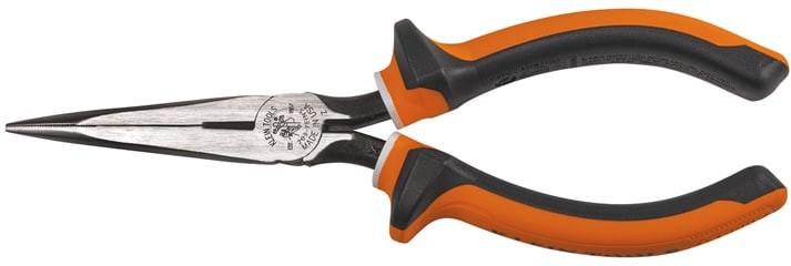 Long Nose Side Cut Pliers, 7-Inch Slim Insulated