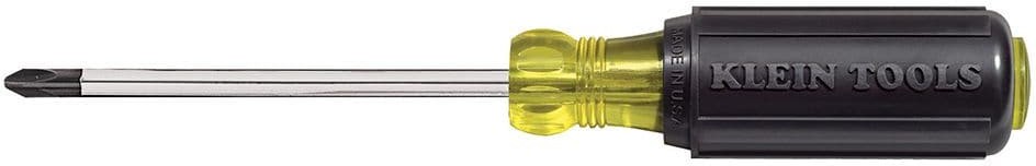 #2 Phillips Screwdriver, 4-Inch Round Shank