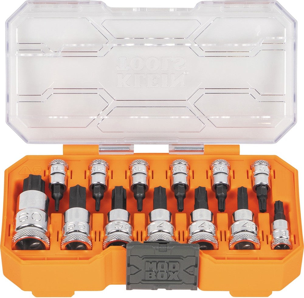 Knurled TORX Bit Socket Set, 13-Piece