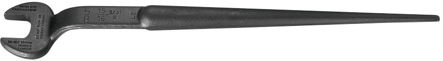 Spud Wrench, 1-1/16-Inch Nominal Opening for Utility Nut
