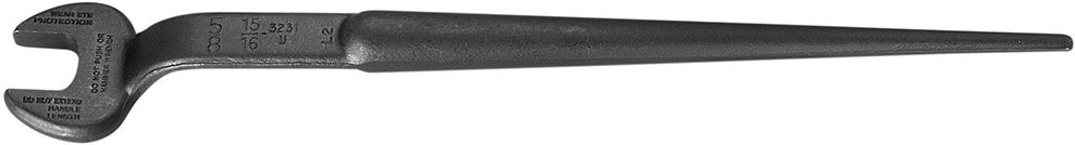 Spud Wrench, 15/16-Inch Nominal Opening for Utility Nut