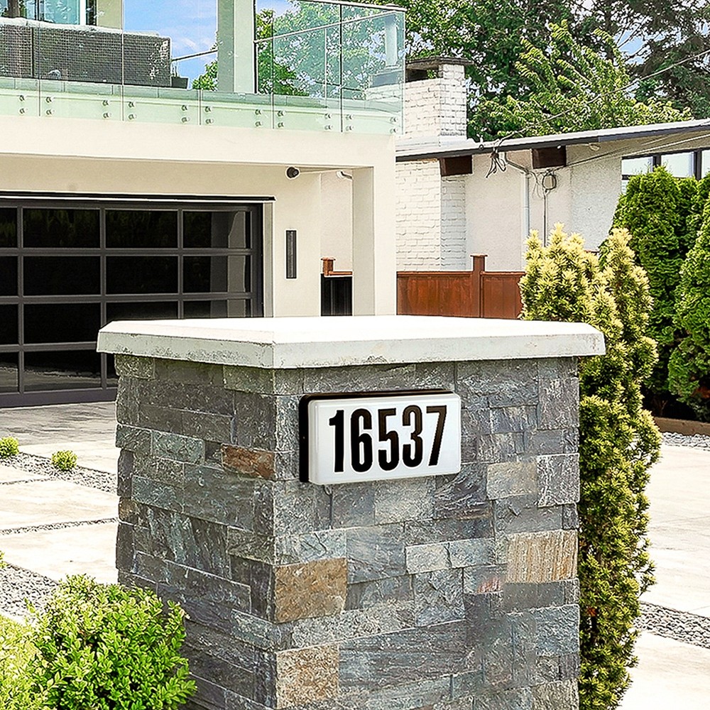 Address Light 5-in Black Number pack