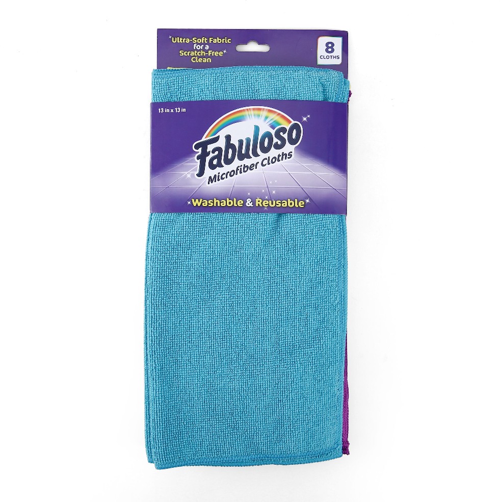 Fab 8 -Pack Microfiber Cloth