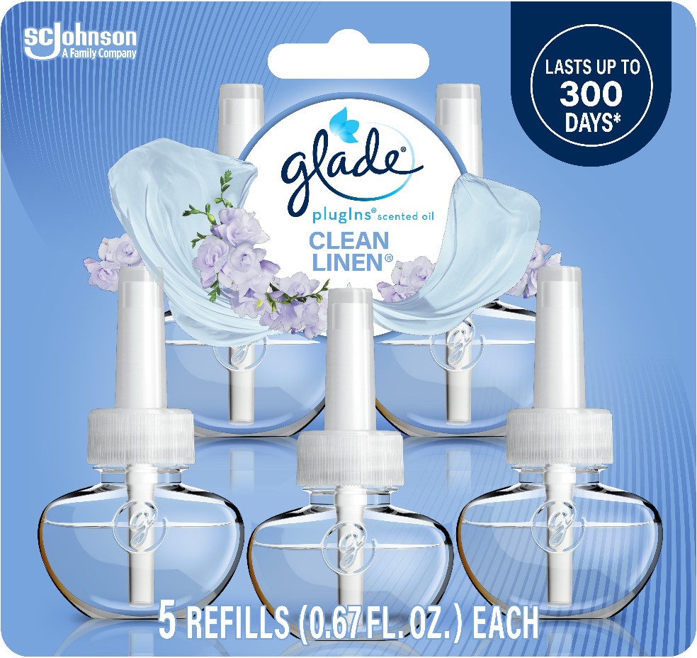 0.67 -fl oz Clean Linen Refill Air Freshener 5 -Pack