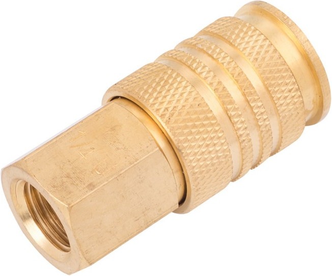 Brass Coupler (F) 1/4-in Universal