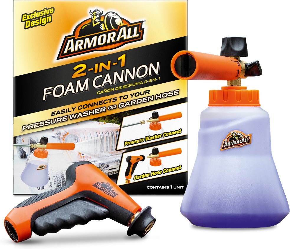 2-in-1 Foam Cannon 1 -Count Spray Car Exterior Cleaner