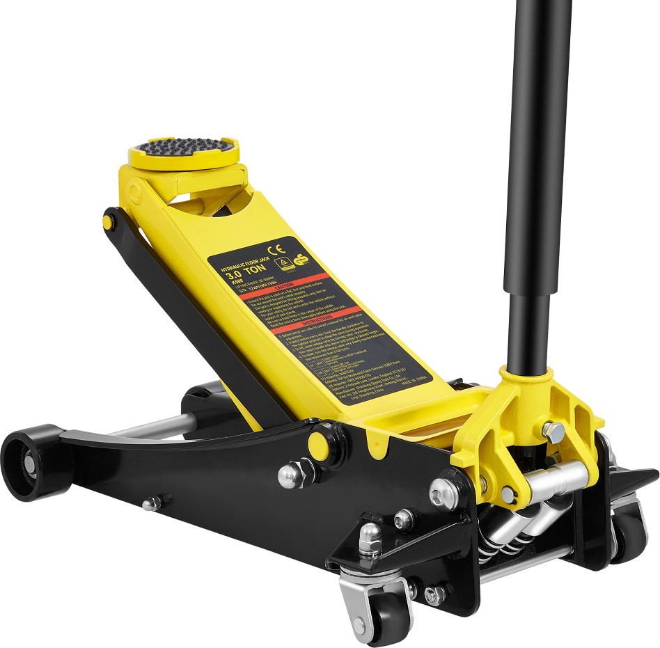 Multiple colors/finishes 3-Ton Steel Hydraulic Low profile floor jack