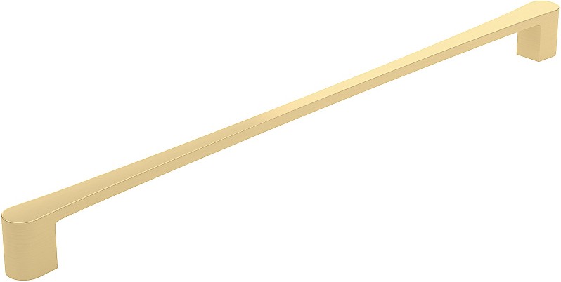 Kent 12-5/8-in , 320mm Center to Center Satin Brass Rectangular Handle Drawer Pull