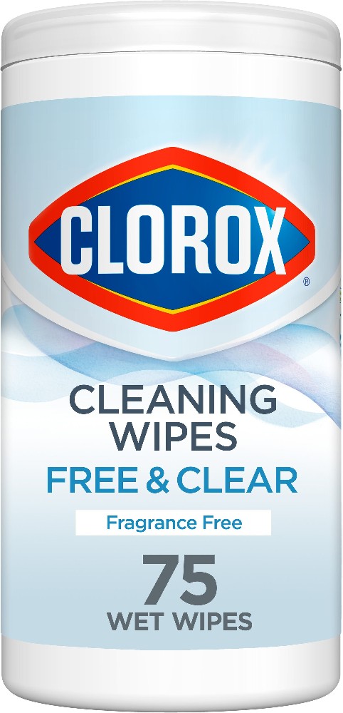 Free Clear 75 -Count Unscented Disinfectant Wipes All-Purpose Cleaner
