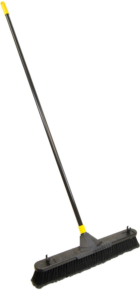 Bulldozer 24-in Poly fiber Smooth surface All-purpose Push Broom