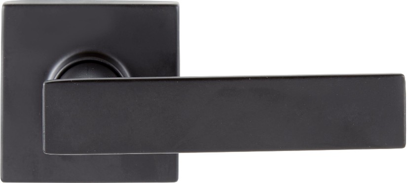 HK Series Black Interior or Exterior Hall/Closet Passage Door Handle