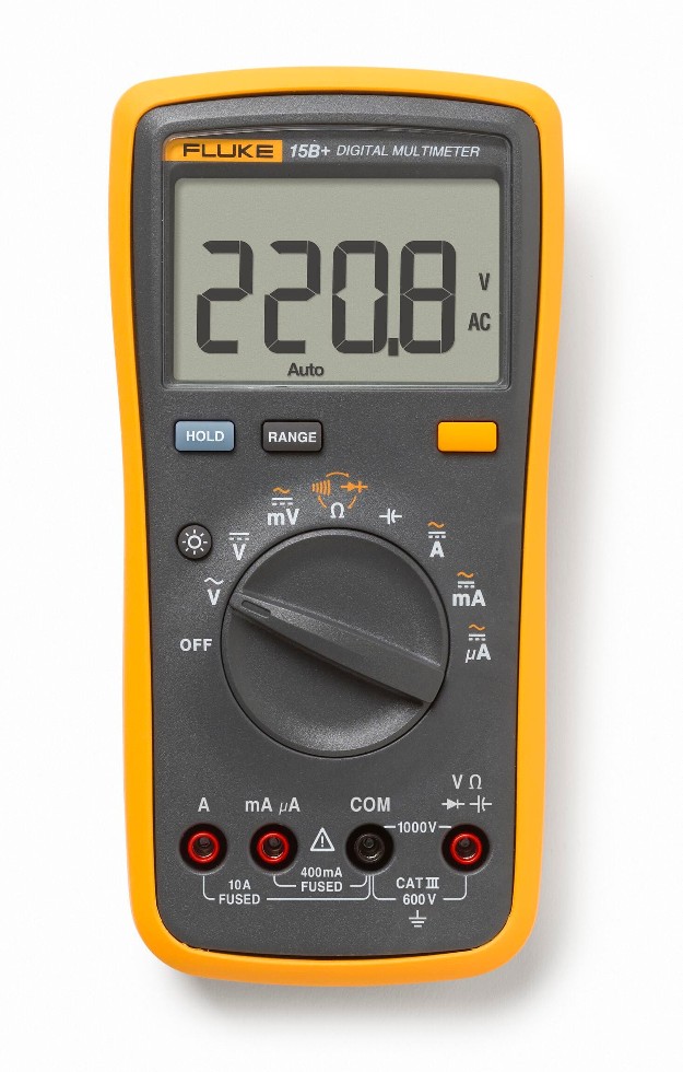 15B+ Digital Display Multimeter 10 Amp 1000 -Volt