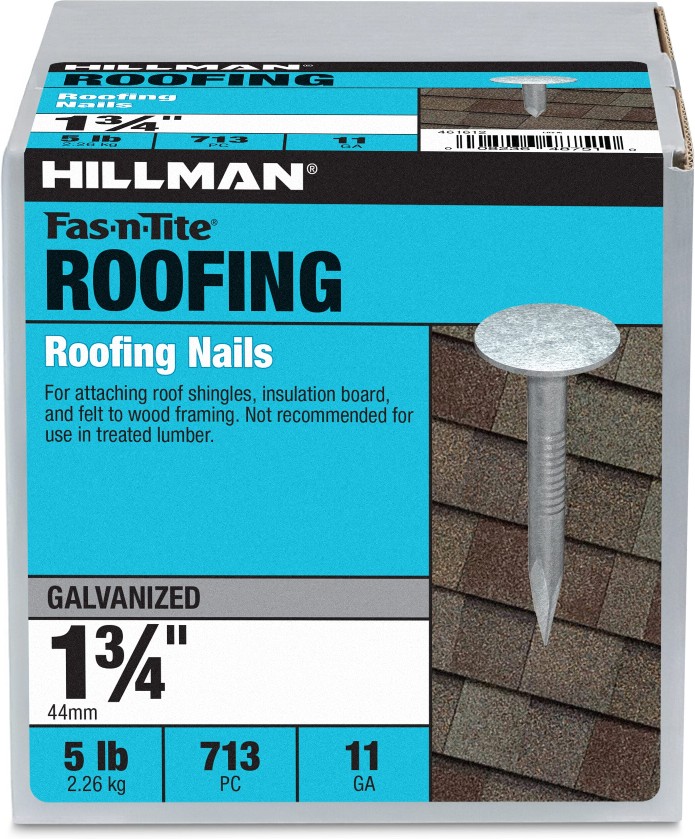 1-3/4-in Smooth Shank Electro-galvanized Roofing Nails 713 -Per Box