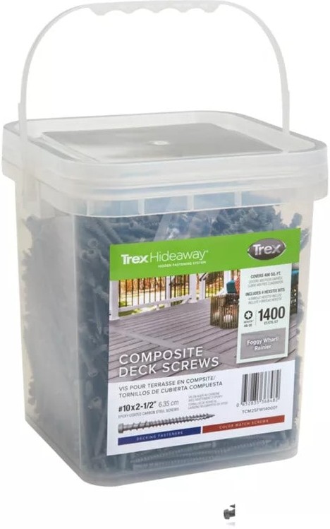#10 x 2-1/2-in Composite Deck Screws ( 1400 -Per Box )