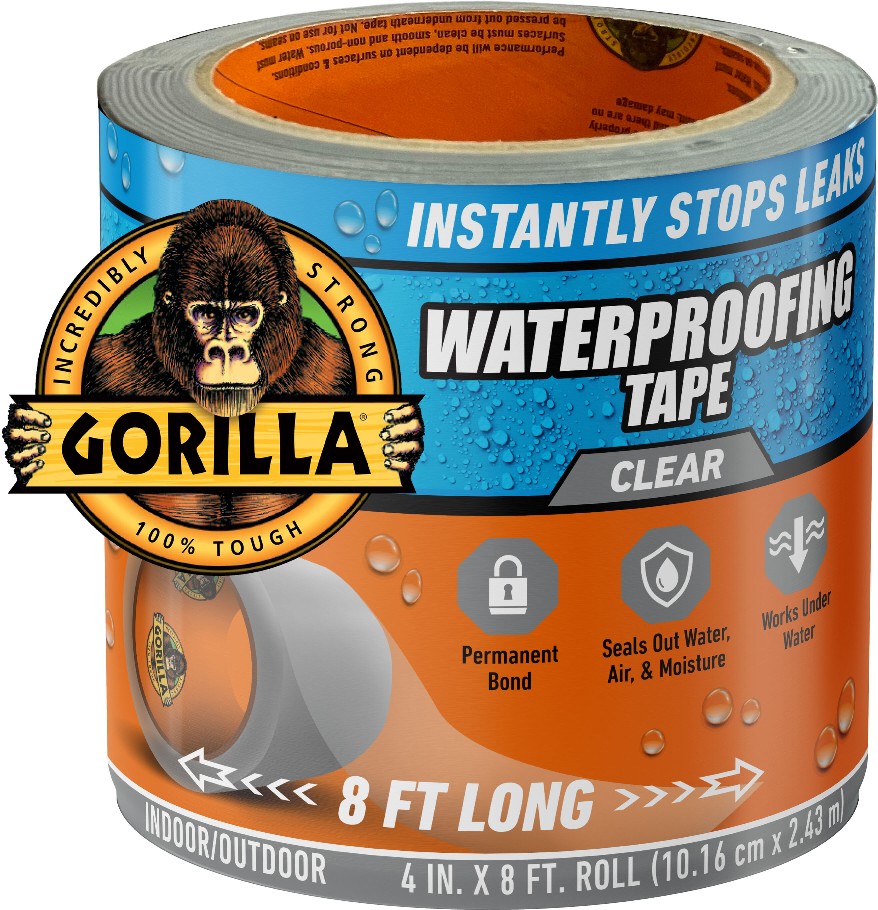 Waterproof Patch Seal Clear Waterproof Duct Tape 3.67-in x 8 Feet