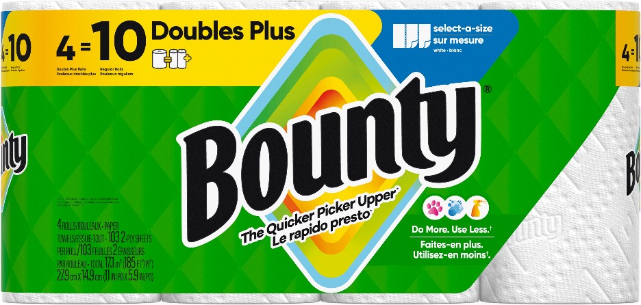 Doubles Plus Select-a-Size 4 -Count Paper Towels