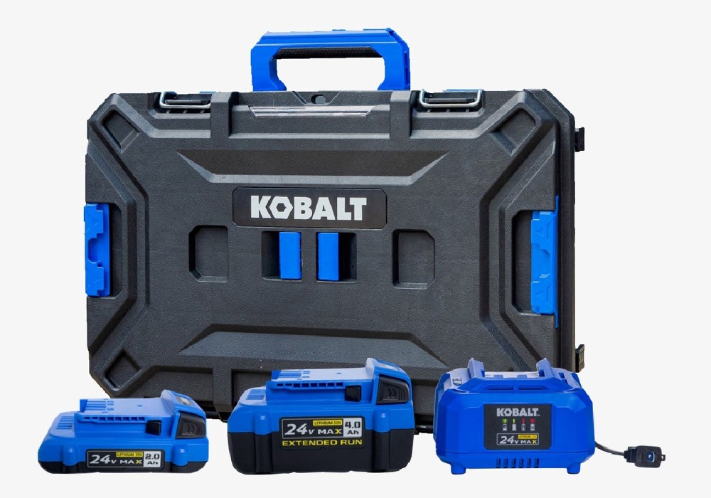 24 -Volt 2 -Pack Lithium-ion ( 2 Ah 4 Ah Battery starter kit with toolbox )