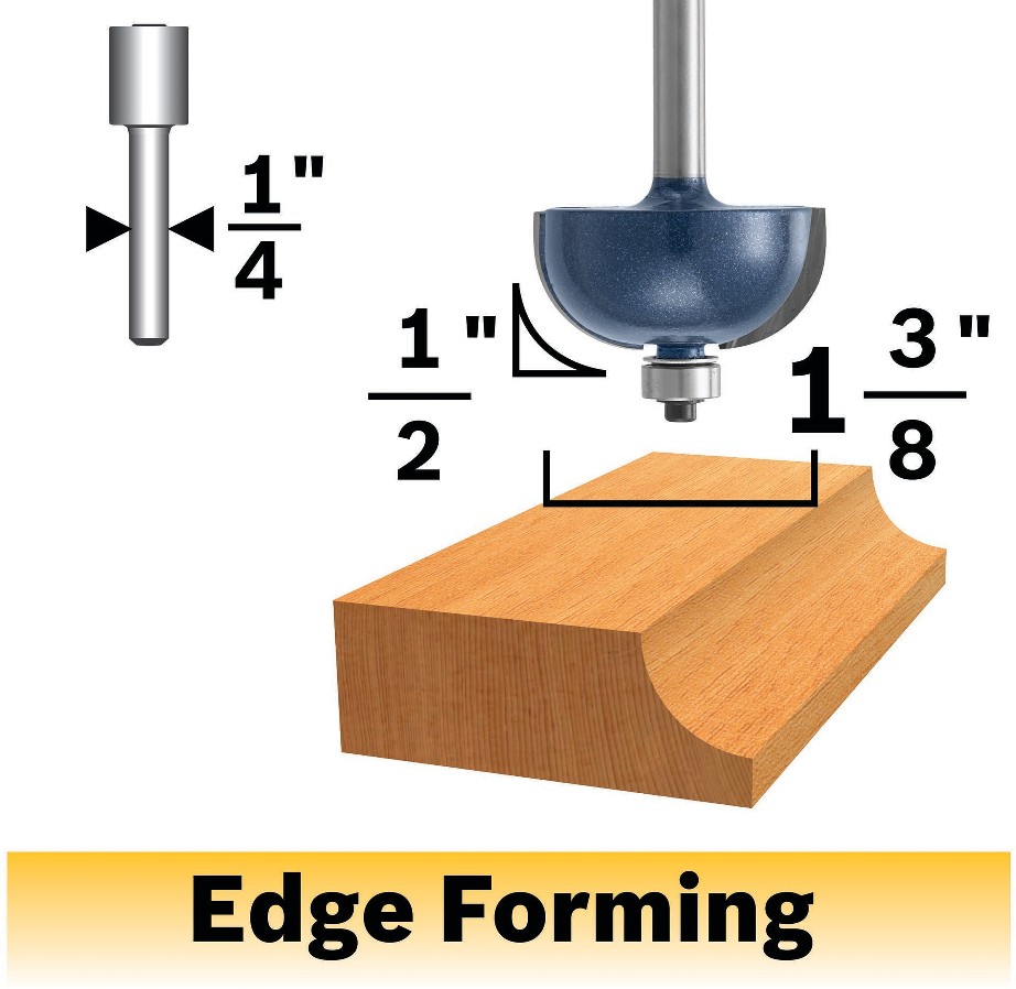 1-1/4-in Carbide-tipped Classical Router Bit