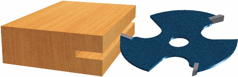 1/8-in 3 -Wing Slot Cutter