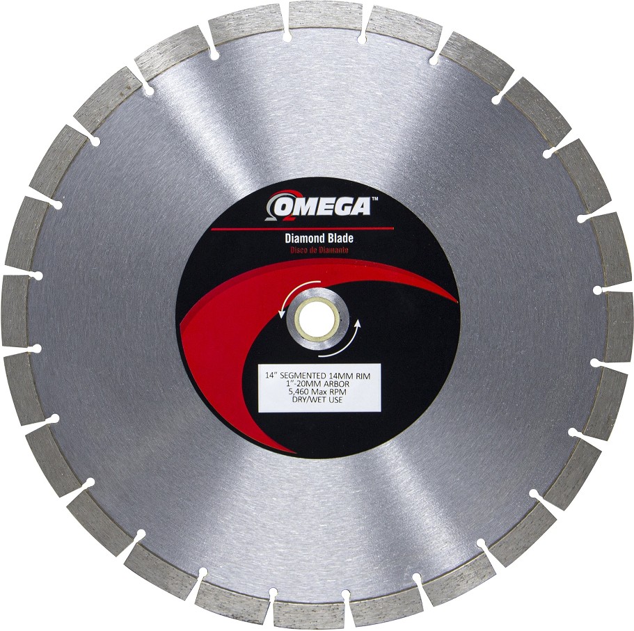 14" Asphalt Blade 14-in Wet/Dry Segmented Rim Diamond Saw Blade