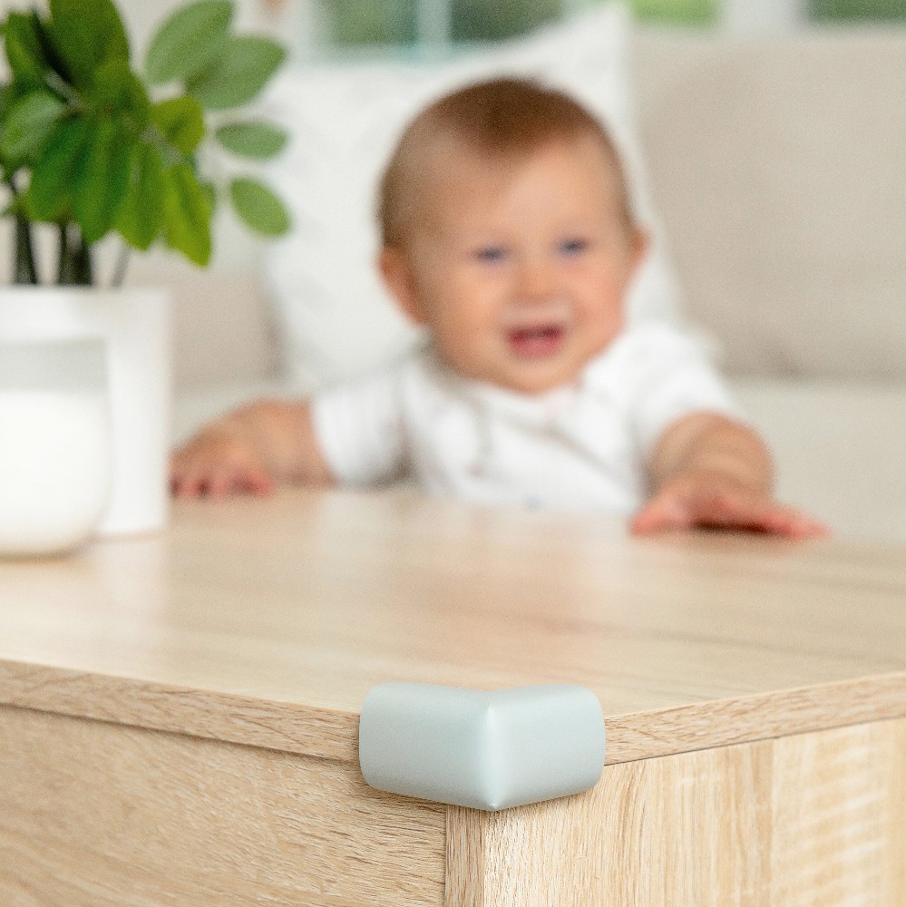 Home Safety Large Gray Corner cushion 4 -Pack