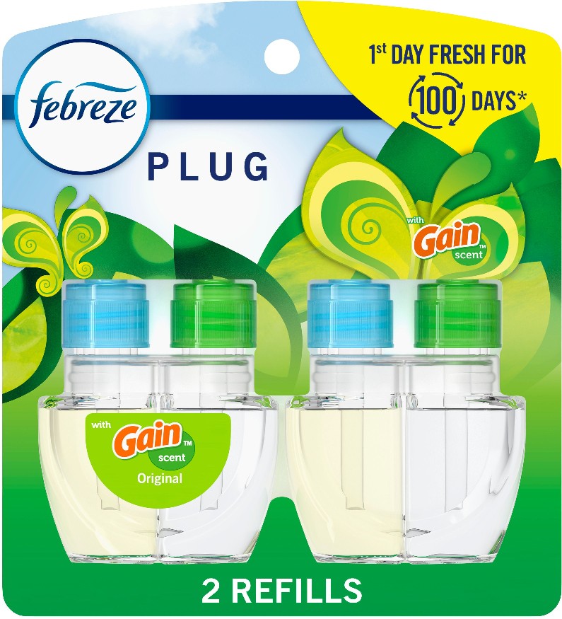 PLUG 0.87 -fl oz Gain Original Refill Air Freshener 2 -Pack