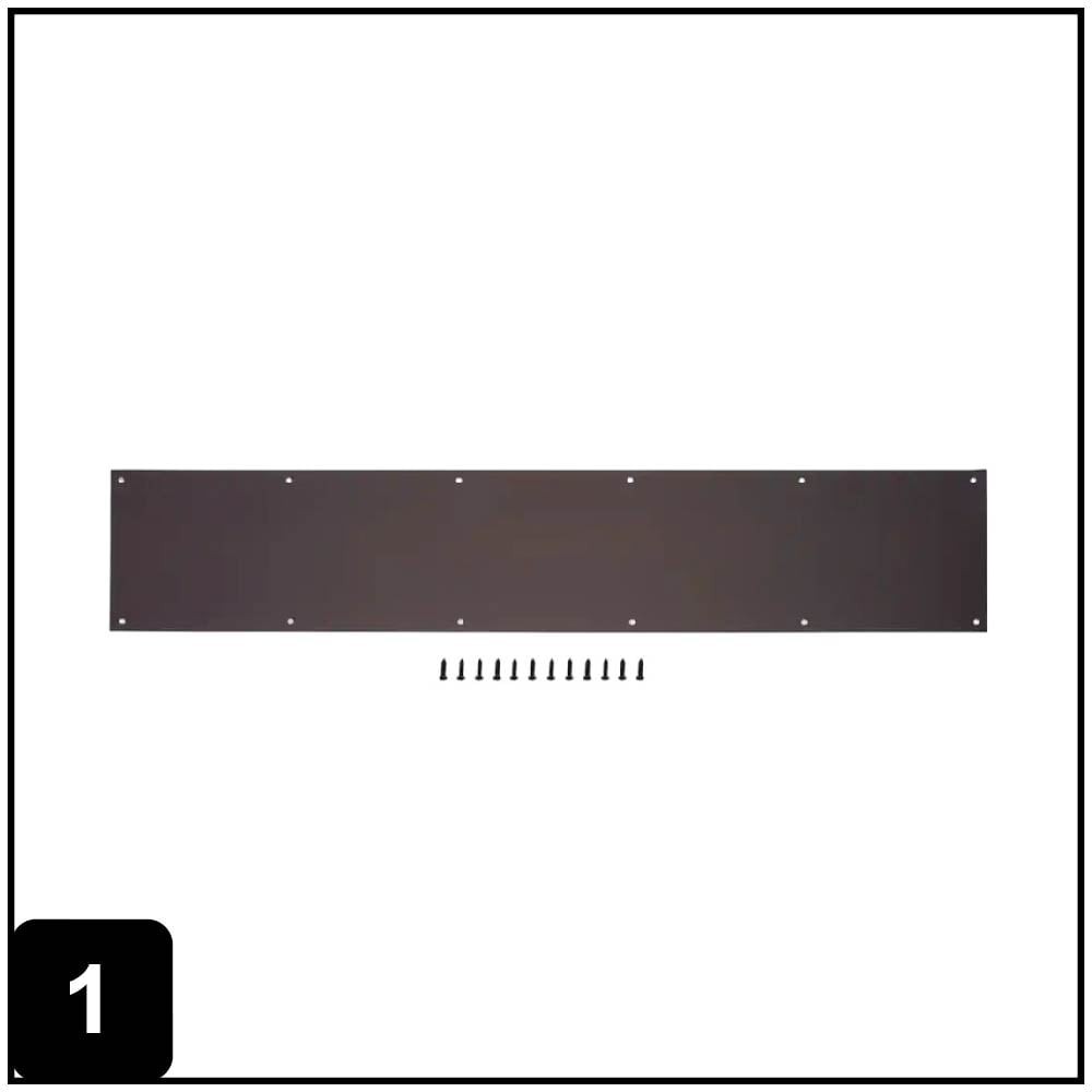 8-in W x 34-in H Kick Plate